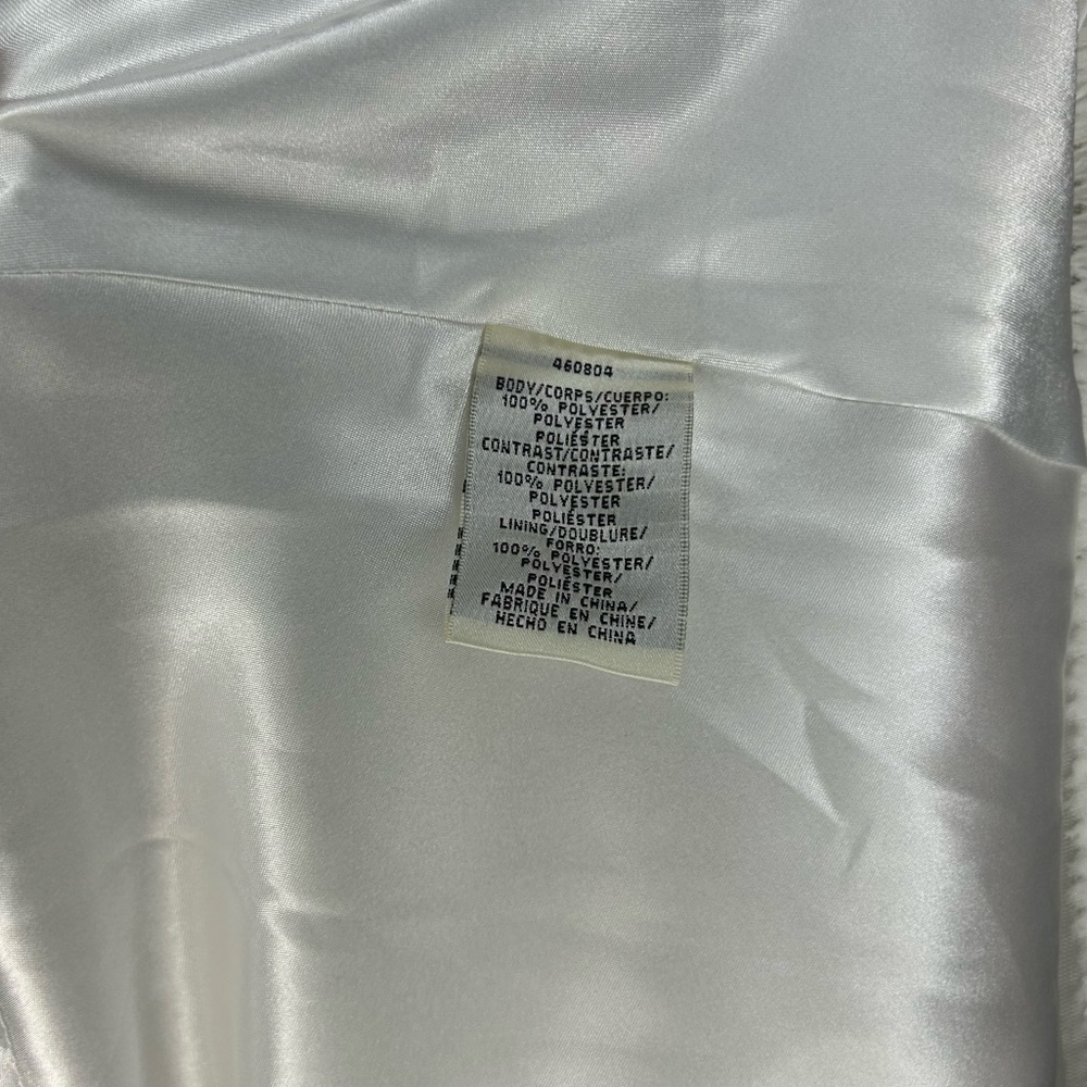 Women’s Jill Stuart Designer White Strapless Polyester Bow Midi Dress Size 8 - Picture 4 of 8